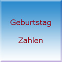 Geburtstag zahlen